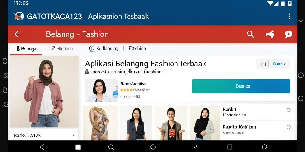 Antarmuka aplikasi GATOTKACA123 yang user-friendly dan menarik.