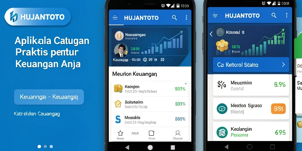 Tampilan antarmuka HUJANTOTO untuk Catatan Keuangan yang mudah digunakan.