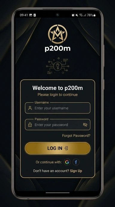 Masuk Akun p200m untuk Pengguna Android