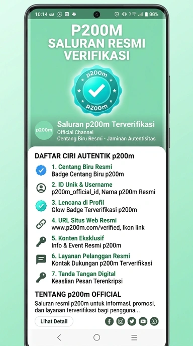 Kanal Resmi p200m untuk Pengguna Android