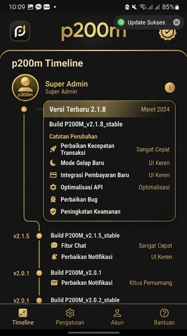 Riwayat Versi APK p200m untuk Pengguna Android